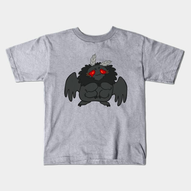 Sad Mothman Kids T-Shirt by SchmidteGoods